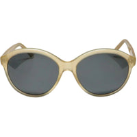 Andy Wolf Women's Sunglasses - Beige Acetate Full Rim Oval Frame Grey Lens | DREAD F ,