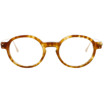 Harry Lary Unisex Eyeglasses - Acetate Amber/Tortoise Full Rim Oval Frame | COLONY-667 ,
