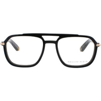 Philipp Plein Men's Eyeglasses - Acetate Black Full Rim Square Frame | VPP018M 700 ,