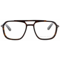 Philipp Plein Men's Eyeglasses - Acetate Brown Full Rim Square Frame | VPP018M 722 ,