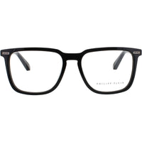Philipp Plein Men's Eyeglasses - Acetate Shiny Black Full Rim Square | VPP058M 700 ,