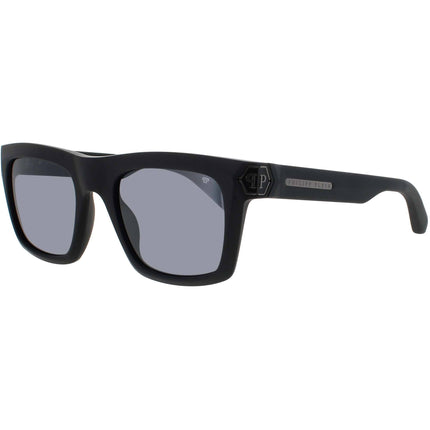 Philipp Plein Men's Sunglasses - Matt/Sandblasted Black Full Rim Frame | SPP043M 703X ,