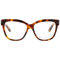 Philipp Plein Women's Eyeglasses - Black Havana Full Rim Cat Eye Frame | VPP051M 728 ,
