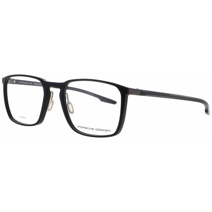 Porsche Design Men's Eyeglasses - Plastic Black Full Rim Rectangular Frame | P8732 55A ,