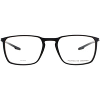 Porsche Design Men's Eyeglasses - Plastic Black Full Rim Rectangular Frame | P8732 55A ,
