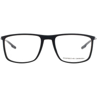 Porsche Design Men's Eyeglasses - Plastic Grey Full Rim Rectangular Frame | P8738 56D ,