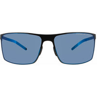 Porsche Design Men's Sunglasses - Gunmetal Full Rim Blue Lens Rectangular | P8667 64C ,
