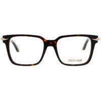 Roberto Cavalli Unisex Eyeglasses - Dark Havana Full Rim Square Frame | VRC019M 722 ,
