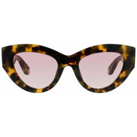 Roberto Cavalli Women's Sunglasses - Vintage Havana Full Rim Cat Eye | SRC009M 0AGG ,