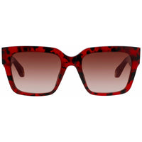 Roberto Cavalli Women's Sunglasses - Acetate Red Full Rim Square Frame | SRC040M 07MT ,