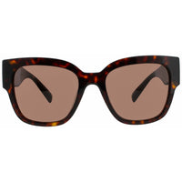 Versace Women's Sunglasses - Acetate Havana Full Rim Square Frame | 0VE4437U 108/73 ,