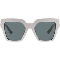 Versace Women's Sunglasses - Gold/White Full Rim Butterfly Frame | 0VE4458F 314/87 ,