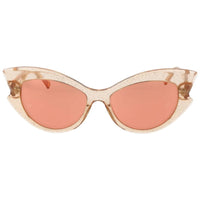 Andy Wolf Women's Sunglasses - Orange Acetate Full Rim Cat Eye Shape Frame | IRINA D ,