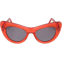 Andy Wolf Women's Sunglasses - Red Transparent Acetate Full Rim Cat Eye Frame | JAN C ,