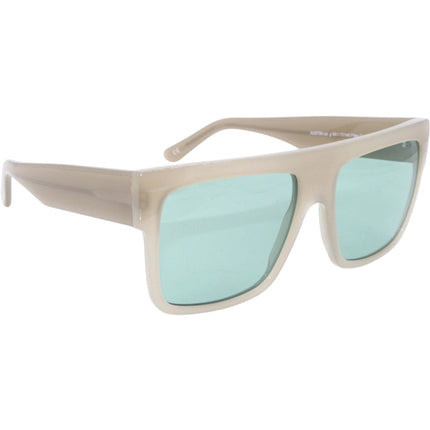 Andy Wolf Unisex Sunglasses - Clear Beige Acetate Full Rim Square Frame | AUSTIN G ,