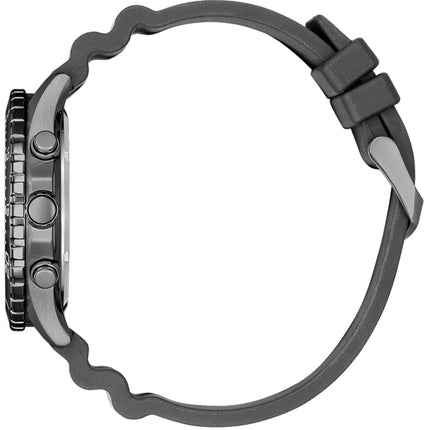 Citizen Men's Watch - Eco-Drive Chronograph Blue Dial Black Strap | AT2567-18L ,