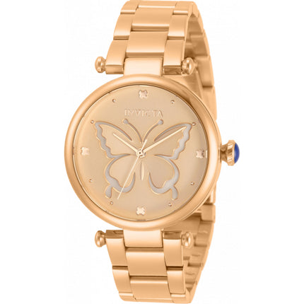 Invicta Women's Watch - Wildflower Rose Gold and White Mop Dial Bracelet | 33234 ,