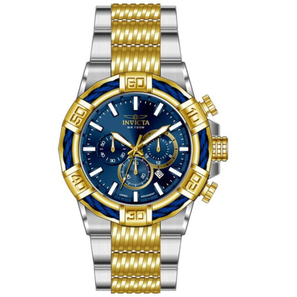 Invicta Men's Watch - Bolt Chronograph Quartz Blue Dial Two Tone Bracelet | 49903 ,