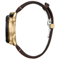 Citizen Men's Watch - Promaster Tsuno Gold Tone and Black Dial Strap | AV0072-01X ,