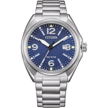 Citizen Men's Watch - Eco-Drive Blue Dial Stainless Steel Bracelet | AW1571-76L ,
