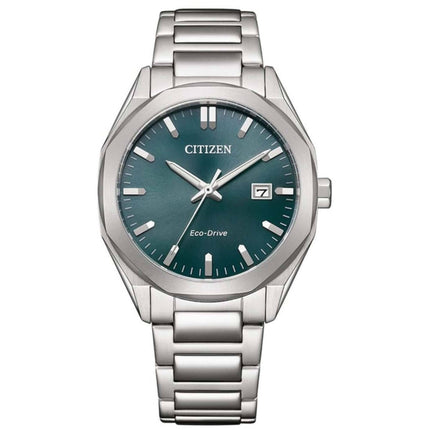 Citizen Men's Watch - Eco-Drive Green Dial Stainless Steel Bracelet | BM7620-83X ,