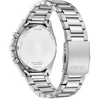 Citizen Men's Watch - Eco-Drive Chronograph Black Dial Steel Bracelet | CA4590-81E ,