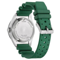 Citizen Men's Watch - Automatic Green Dial Rubber Strap Power Reserve | NY0121-09X ,