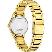 Citizen Women's Watch - Eco-Drive White Mop Dial Silver Steel Bracelet | FE1242-78D ,