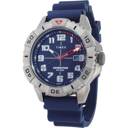 Timex Men's Watch - Expedition North Ridge Blue Dial Silicone Strap | TW2V40800JR ,