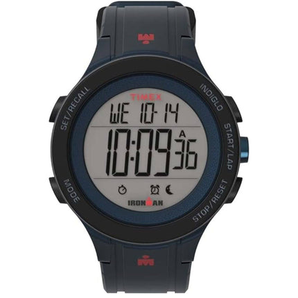 Timex Men's Watch - Ironman Chronograph Digital Blue Silicone Strap | TW5M49000SO ,