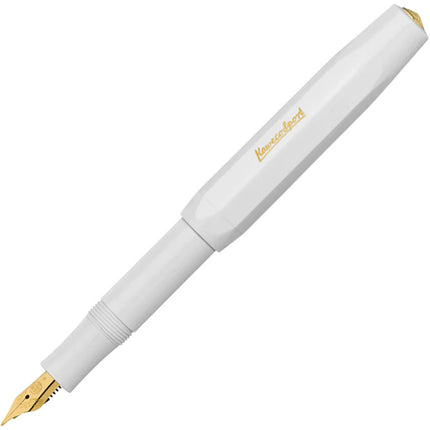 Kaweco Fountain Pen - Classic Sport White Finish Plastic Barrel Fine Nib | 10000006 ,
