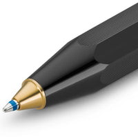 Kaweco Ballpoint Pen - Classic Sport Black Guilloche Pattern Plastic Barrel | 10000065 ,
