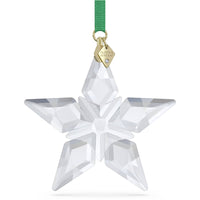 Swarovski Ornament - Annual Edition 2023 Clear Crystal Star with 97 Facets | 5636253 ,