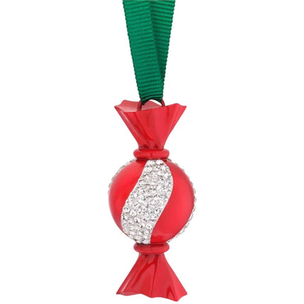 Swarovski Ornament - Holiday Cheers Dulcis Red and White with 170 Crystals | 5655439 ,
