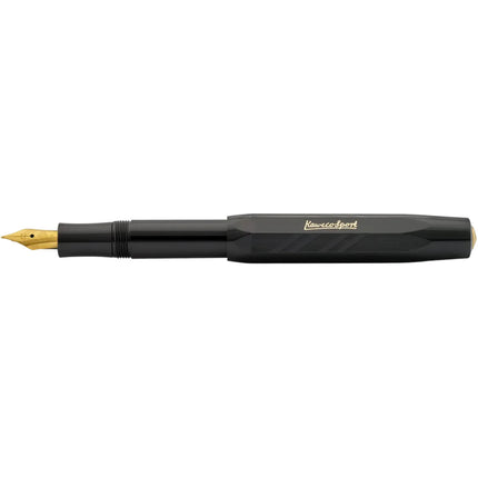 Kaweco Fountain Pen - Classic Sport Black Resin Barrel ,