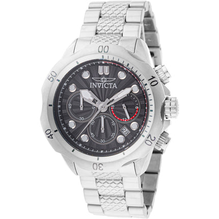 Invicta Men's Watch - Venom Chronograph Black Dial Stainless Steel Bracelet | 47750 ,