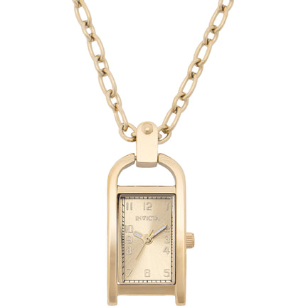 Invicta Women's Necklace Watch - Mini Angel Yellow Gold Stainless Steel | 49935 ,