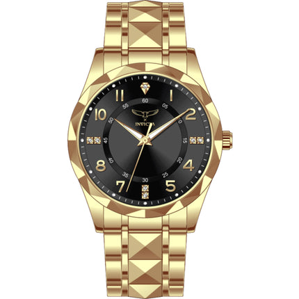 Invicta Men's Watch - Specialty I by Invicta Black Dial Yellow Gold Bracelet | 69019 ,