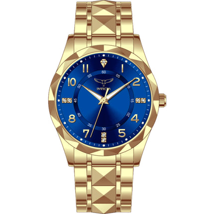 Invicta Men's Watch - Specialty I by Invicta Blue Dial Yellow Gold Bracelet | 69020 ,