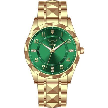 Invicta Men's Watch - Specialty I by Invicta Green Dial Yellow Gold Bracelet | 69021 ,