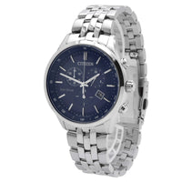 Citizen AT2141-52L Men's Sapphire Eco-Drive Blue Dial Steel Bracelet Chronograph Watch ,
