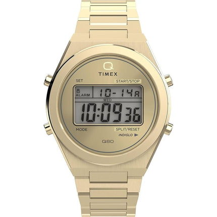 Timex Unisex Watch - Q Timex Q80 Continental Alarm Digital Dial Bracelet | TW2Y09700VQ ,
