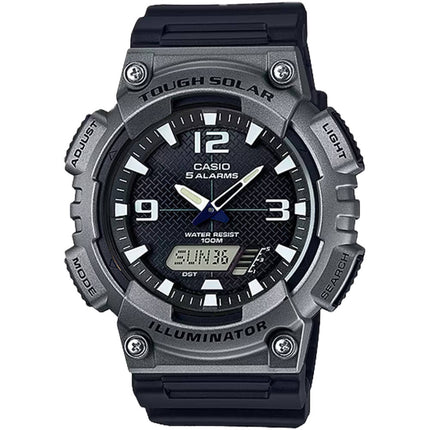 Casio Men's Watch - Alarm Analog-Digital Dial Black Strap Quartz | AQ-S810W-1A4V ,