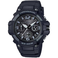 Casio Men's Watch - Chronograph Black Analog Dial Black Strap | MCW-100H-1A3V ,