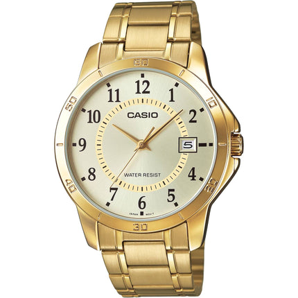 Casio Men's Watch - Quartz Yellow Gold Stainless Steel Bracelet Analog | MTP-V004G-9B ,
