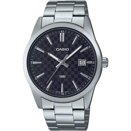 Casio Men's Watch - Blue Dial Silver Stainless Steel Bracelet Date | MTP-VD03D-1AUDF ,