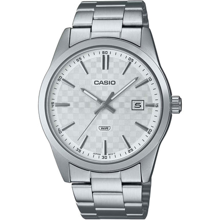 Casio Men's Watch - Quartz Silver Tone Dial Stainless Steel Bracelet | MTP-VD03D-7AUDF ,
