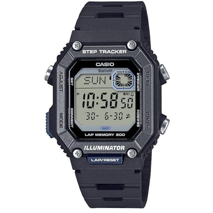 Casio Men's Watch - Dual Time Grey Digital Dial Black Resin Strap | WS-B1000-1AVCF ,