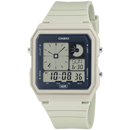 Casio Women's Watch - Beige Case Digital Dial Sport Light Grey Strap | LF-20W-8ACF ,