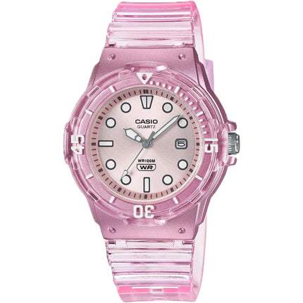 Casio Women's Watch - Quartz Transparent Pink Resin Strap | LRW-200HS-4EVCF ,